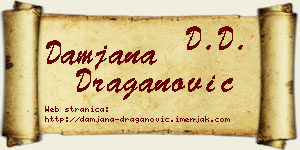 Damjana Draganović vizit kartica